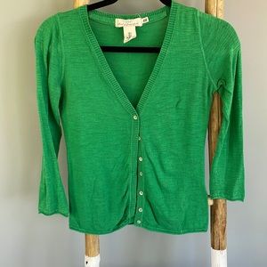 Green Cardigan